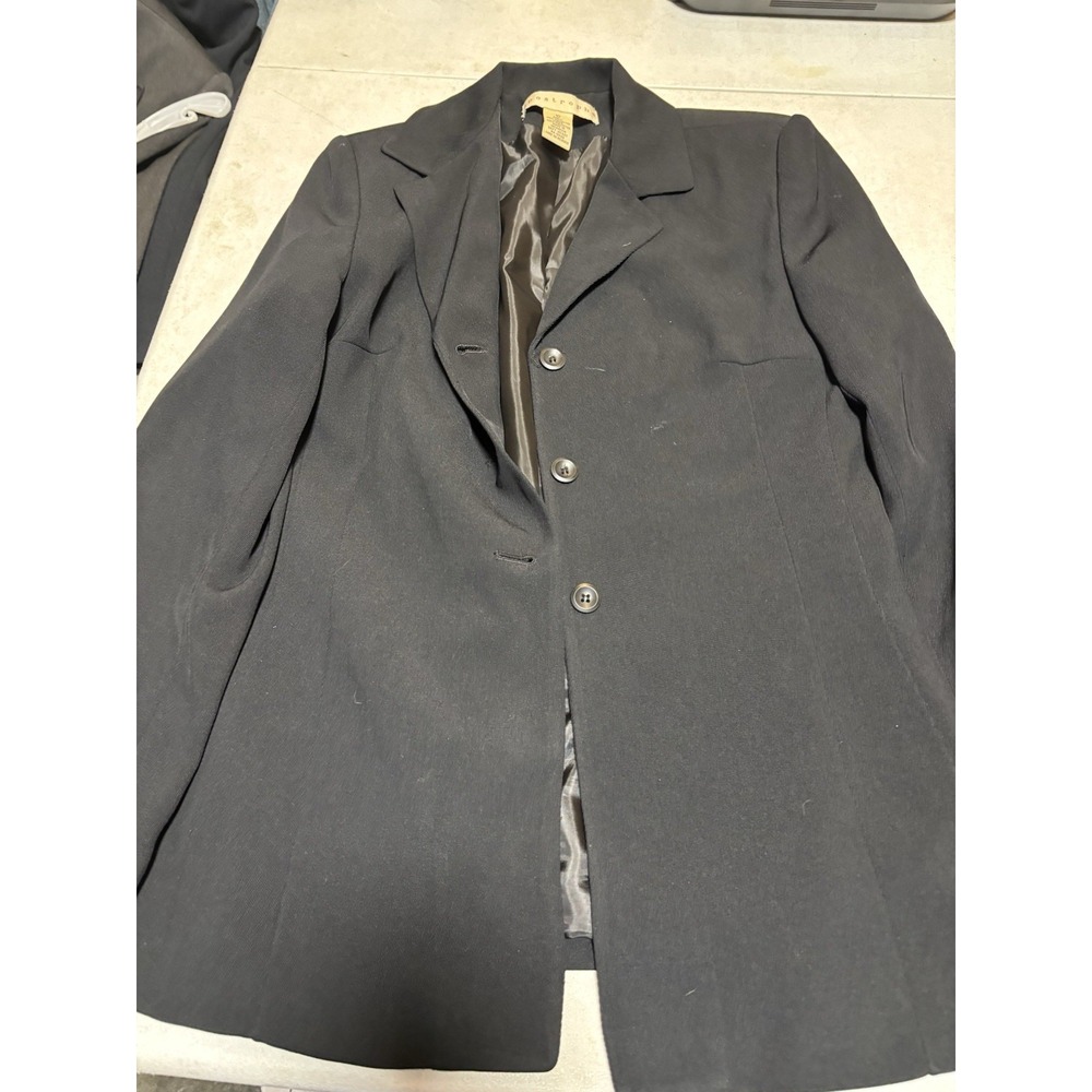 Apostrophe Women's Black 3 Button Blazer Size 10